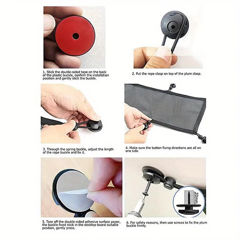 GearTick Under-Desk Cable Management Tray – Mesh Wire Organizer for Home Office & Gaming Setups