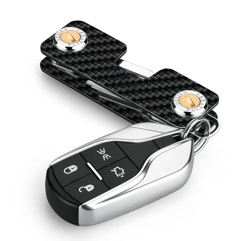 GearTick Smart Metal Key Organizer – Compact Minimalist Keychain Holder for 1-10 Keys with USB & Opener Options