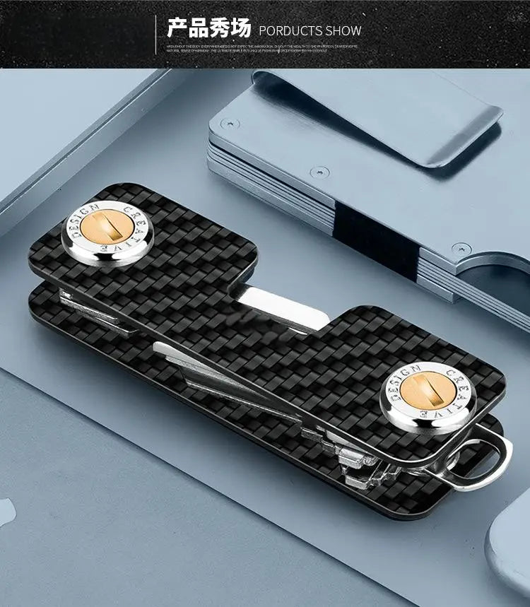 GearTick Smart Metal Key Organizer – Compact Minimalist Keychain Holder for 1-10 Keys with USB & Opener Options