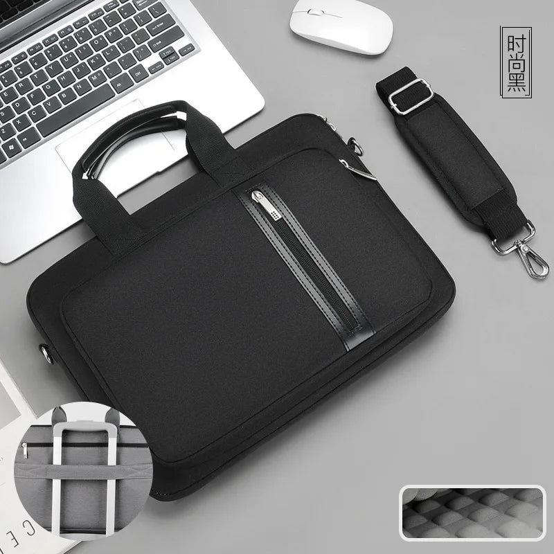 GearTick Laptop Sleeve Bag – Fits 13 to 17.3 Inch Laptops, MacBook, ASUS, Dell & Lenovo (Dark Gray/Black)