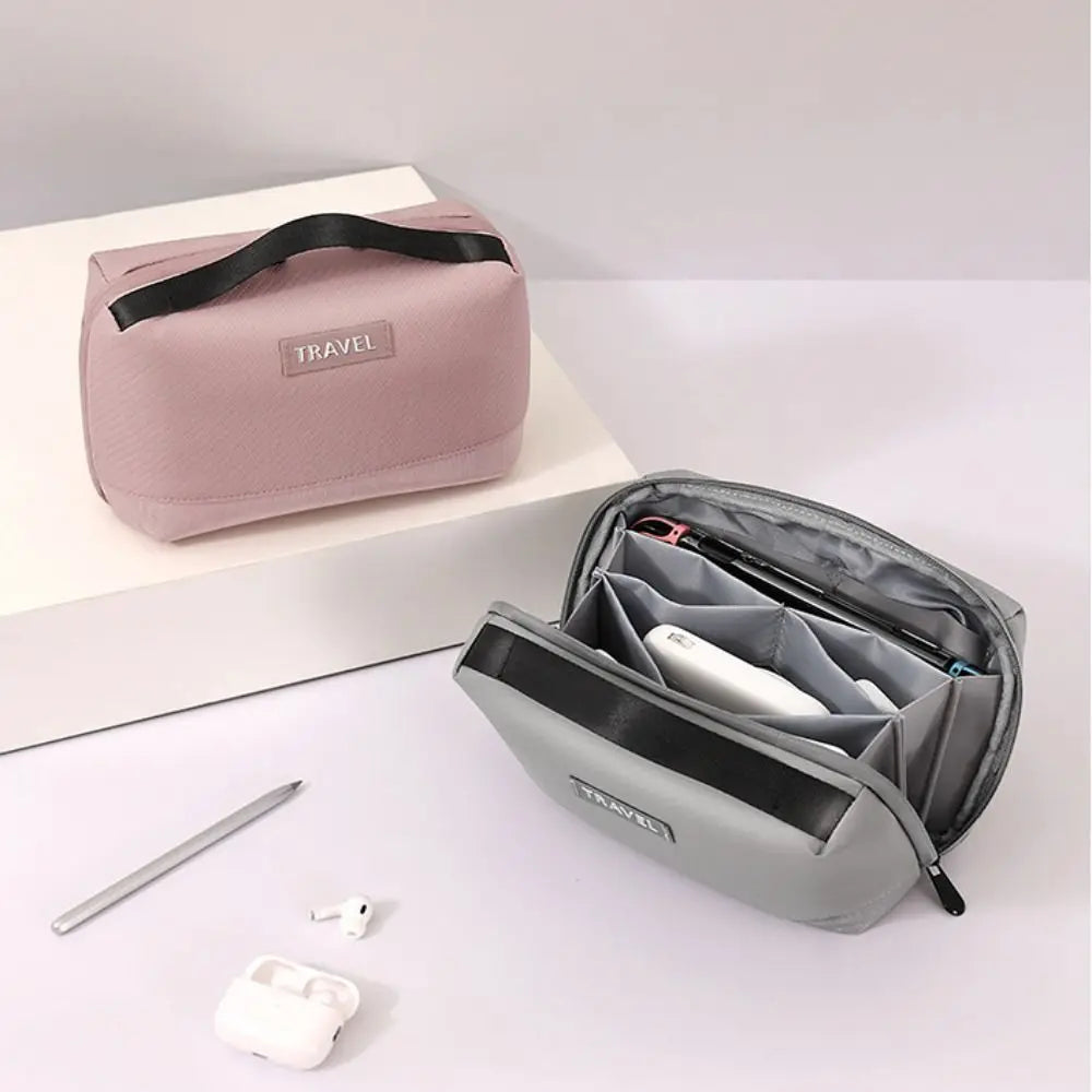 GearTick Tech Organizer Bag – Waterproof Travel Pouch for Cables, Chargers & Accessories