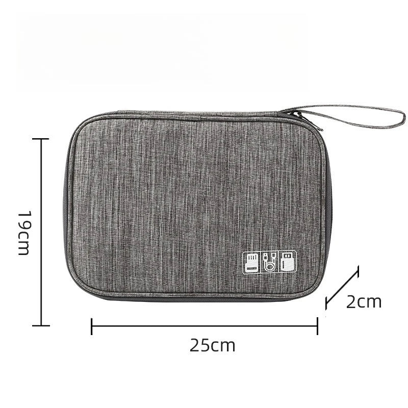 GearTick Multi-Function Travel Charger Bag – Earphone & USB Drive Organizer for On-the-Go