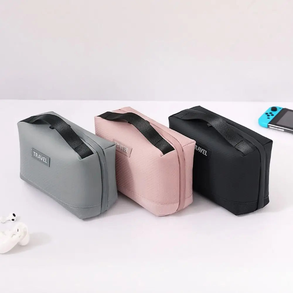 GearTick Tech Organizer Bag – Waterproof Travel Pouch for Cables, Chargers & Accessories