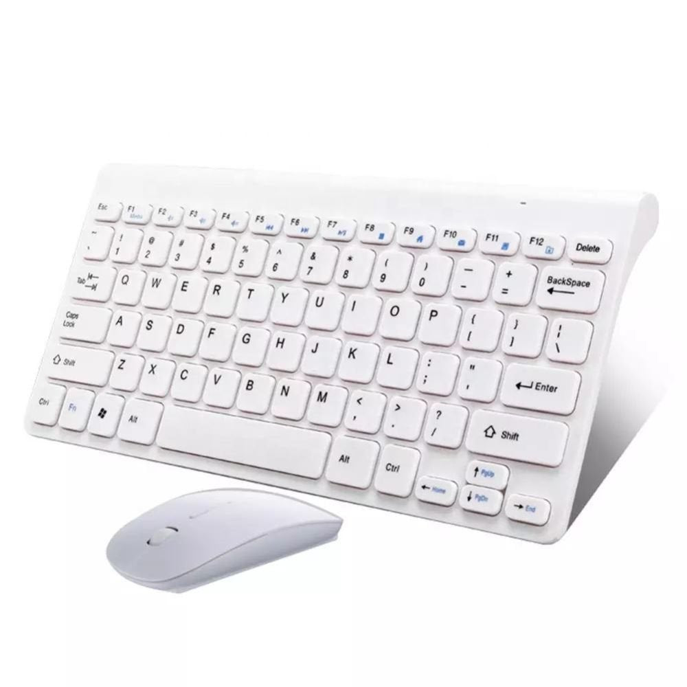 GearTick 2.4GHz Wireless Mini Keyboard & Mouse Combo – Compact Silent Set for PC, Mac & Smart TV (3 Colors)