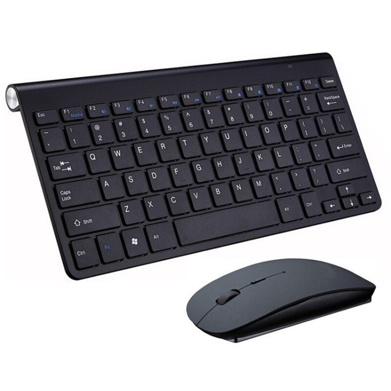 GearTick 2.4GHz Wireless Mini Keyboard & Mouse Combo – Compact Silent Set for PC, Mac & Smart TV (3 Colors)